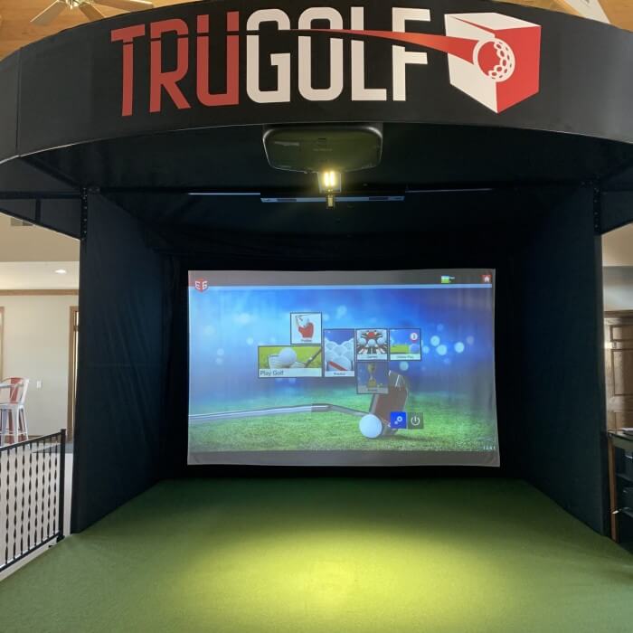 New golf simulator at the Rock Springs Civic Center