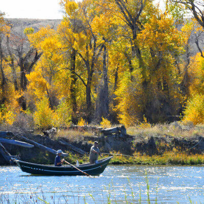 Fishing in Seedskadee National Wildlife Refuge