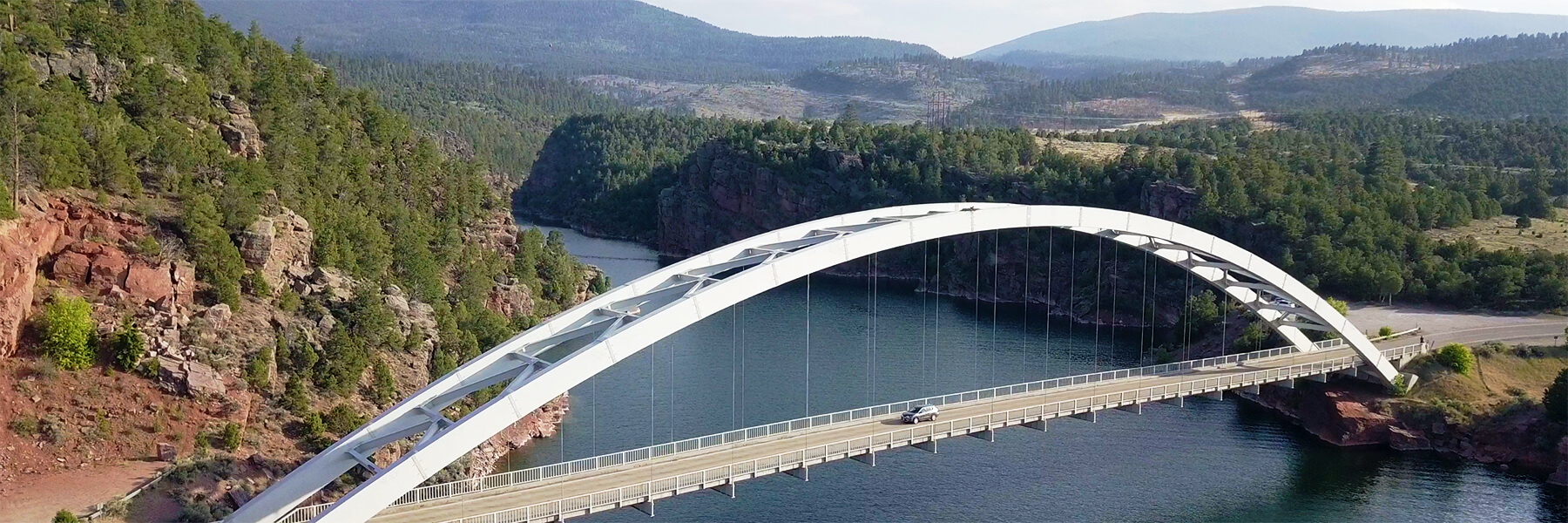 Cart Creek Bridge in Flaming Gorge National Recreation Area