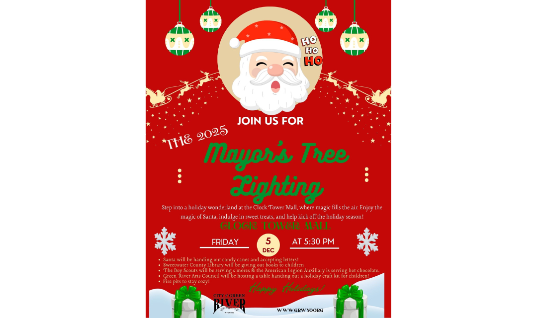 Green River Mayor's Tree Lighting 2025