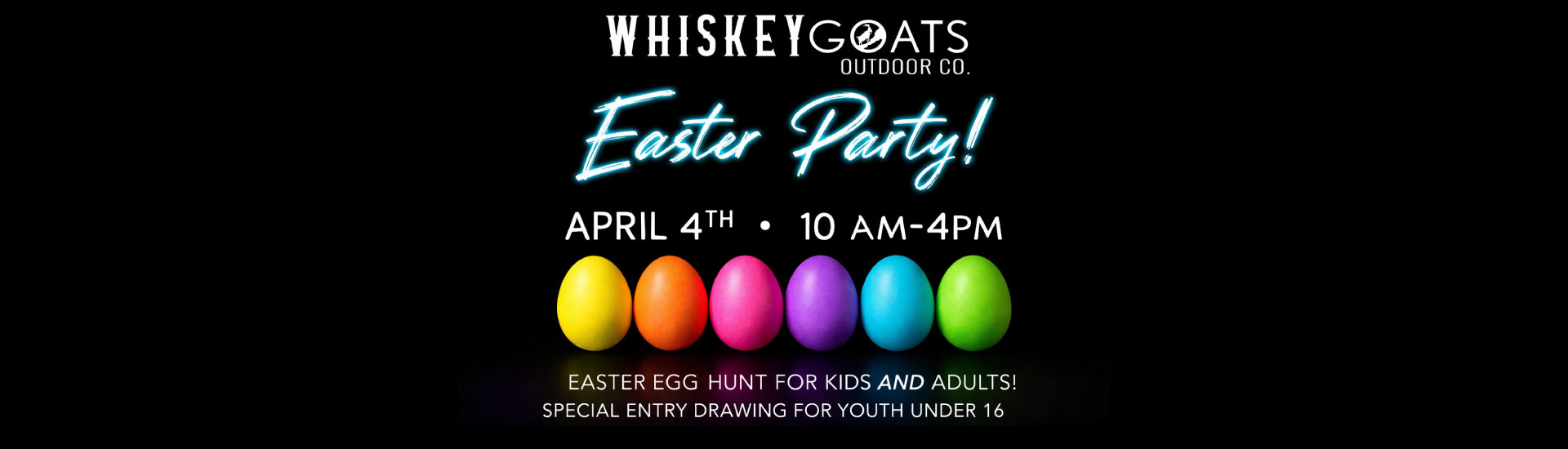 Whiskey Goats Easter Party