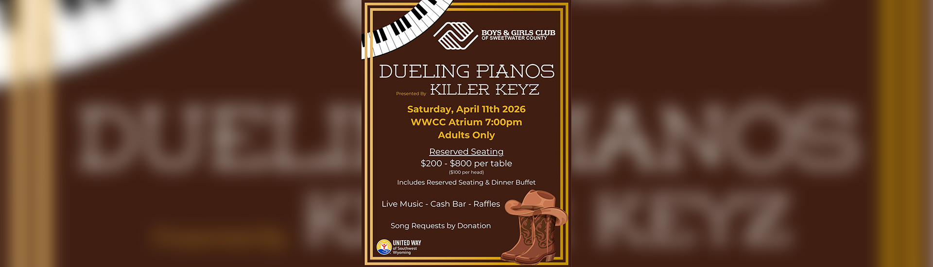 Dueling Pianos Fundraiser – Killer Keyz