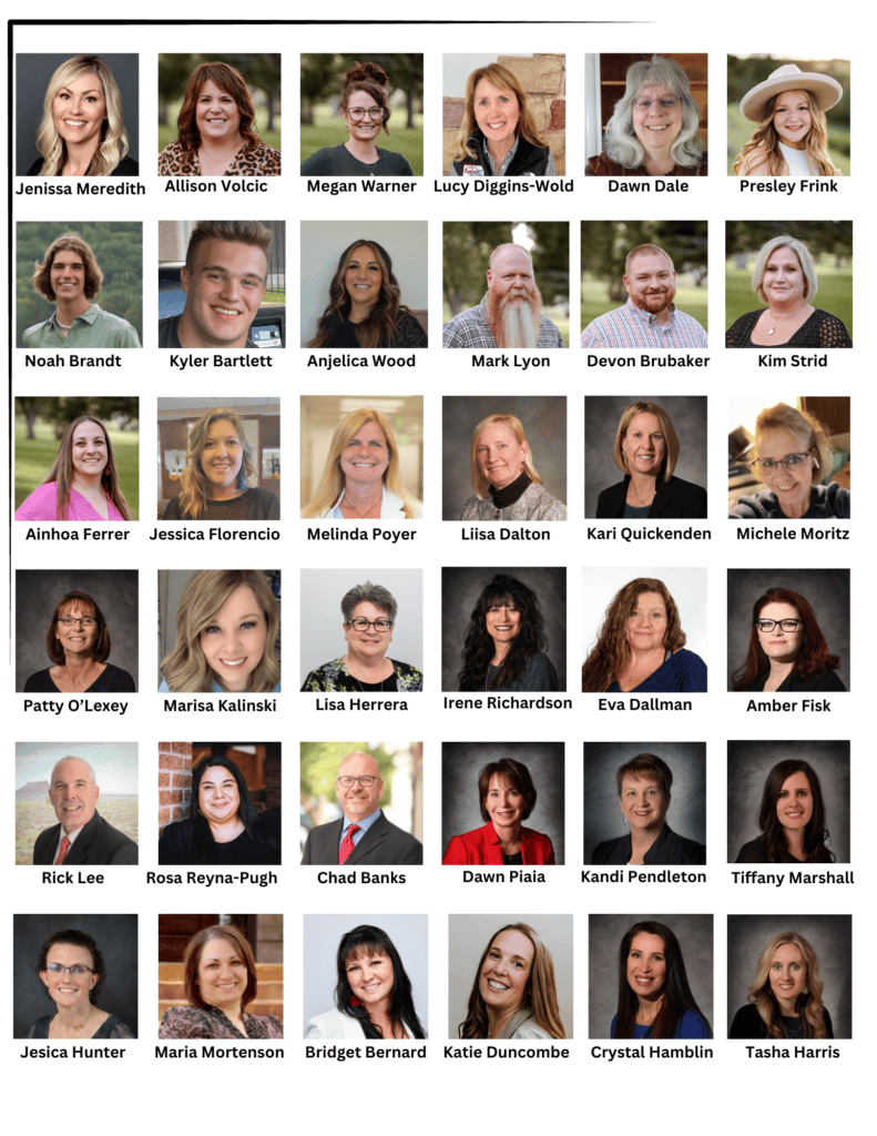 A grid of 35 individual headshots, each person smiling and facing forward, with names labeled beneath each photograph.